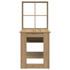 Scrivania con lo scaffale Rovere artigianale 122 x 67 x 145 cm