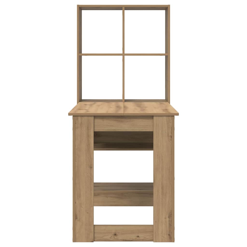 Scrivania con lo scaffale Rovere artigianale 122 x 67 x 145 cm