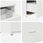 Scrivania Bianco 131,5 x 50 x 106,5 cm Legno multistrato