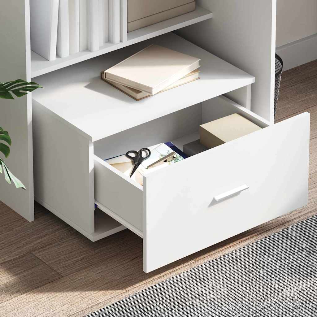 Scrivania Bianco 131,5 x 50 x 106,5 cm Legno multistrato