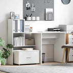 Scrivania Bianco 131,5 x 50 x 106,5 cm Legno multistrato