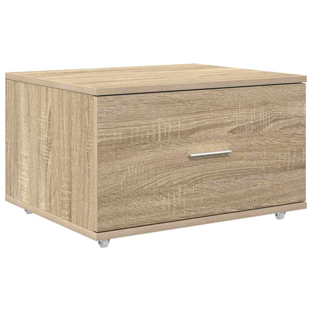 Scrivania Rovere Sonoma 131,5 x 50 x 106,5 cm Legno multistrato
