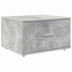 Scrivania con cassetto Grigio cemento 131,5 x 50 x 106,5 cm