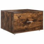 Scrivania Rovere fumé 131,5 x 50 x 106,5 cm Legno multistrato