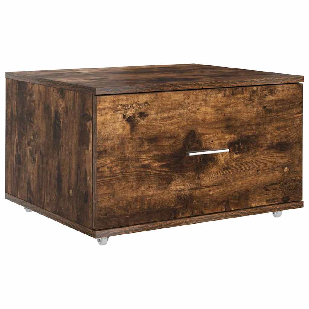 Scrivania Rovere fumé 131,5 x 50 x 106,5 cm Legno multistrato