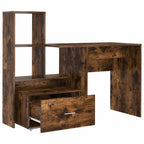 Scrivania Rovere fumé 131,5 x 50 x 106,5 cm Legno multistrato