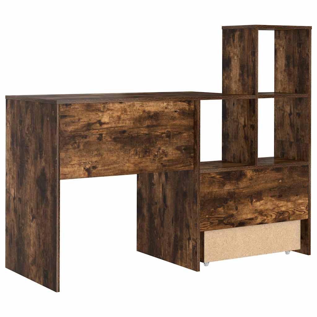 Scrivania Rovere fumé 131,5 x 50 x 106,5 cm Legno multistrato