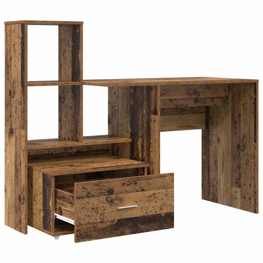 Scrivania Legno vecchio 131,5 x 50 x 106,5 cm Legno multistrato