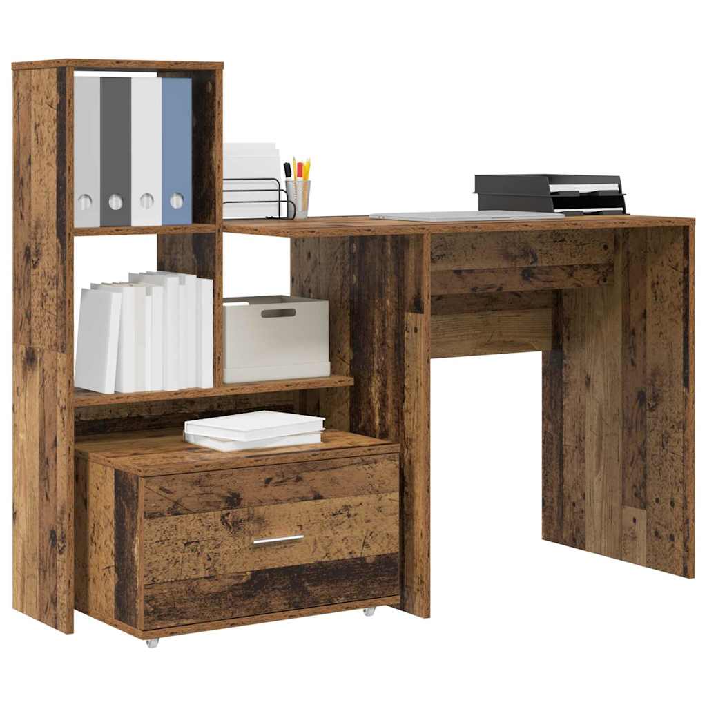 Scrivania Legno vecchio 131,5 x 50 x 106,5 cm Legno multistrato