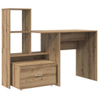 Scrivania con cassetto Rovere artigianale 131,5 x 50 x 106,5 cm