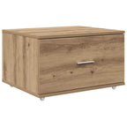 Scrivania con cassetto Rovere artigianale 131,5 x 50 x 106,5 cm