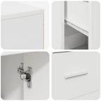Scrivania ad angolo con cassetto Bianco 102 x 88 x 75 cm