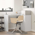 Scrivania ad angolo con cassetto Bianco 102 x 88 x 75 cm