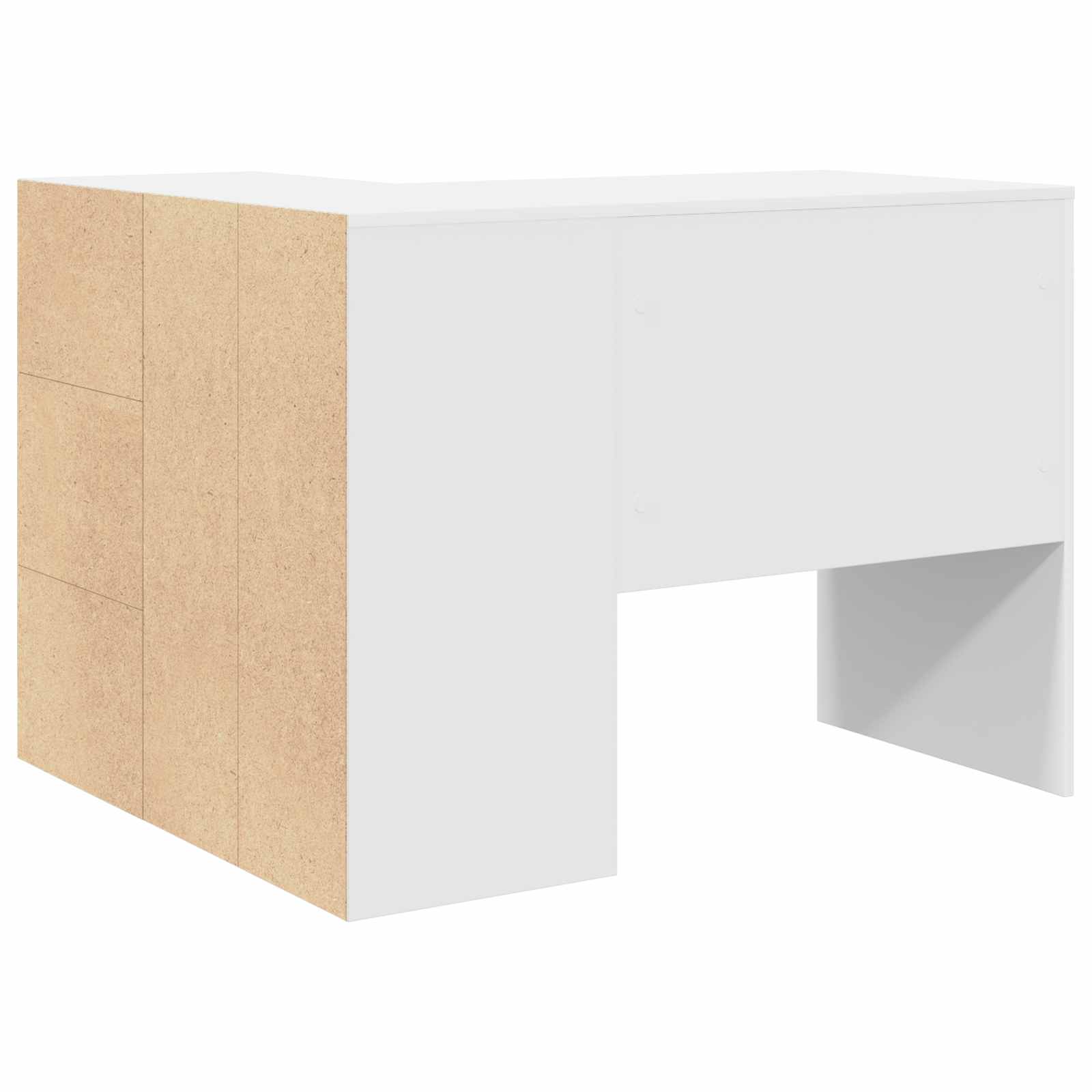 Scrivania ad angolo con cassetto Bianco 102 x 88 x 75 cm