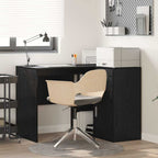 Scrivania ad angolo con cassetto Rovere Nero 102 x 88 x 75 cm