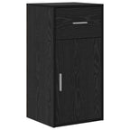 Scrivania ad angolo con cassetto Rovere Nero 102 x 88 x 75 cm