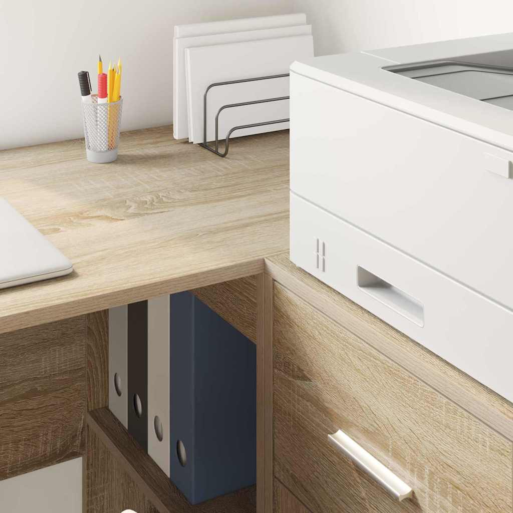 Scrivania ad angolo con cassetto Rovere Sonoma 102 x 88 x 75 cm