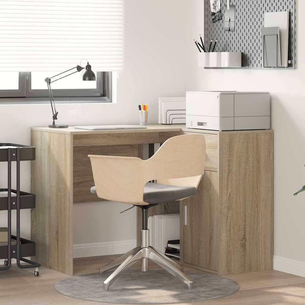 Scrivania ad angolo con cassetto Rovere Sonoma 102 x 88 x 75 cm