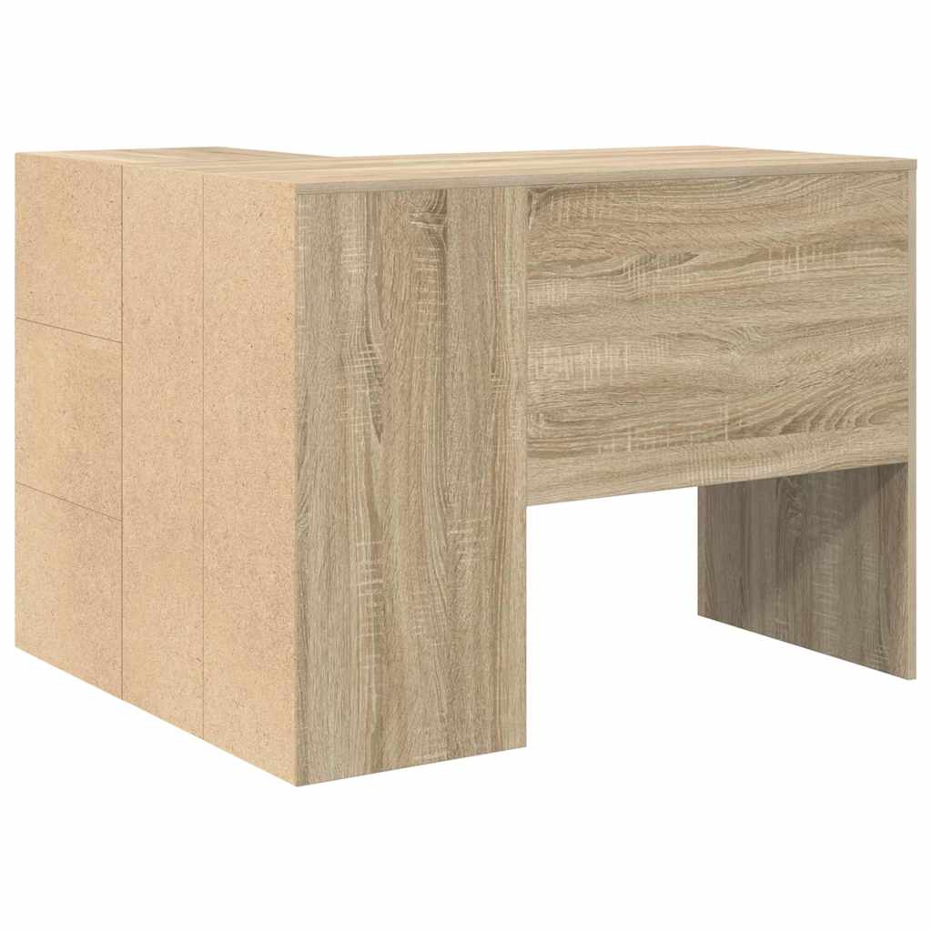 Scrivania ad angolo con cassetto Rovere Sonoma 102 x 88 x 75 cm