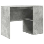 Scrivania ad angolo Grigio cemento 102 x 88 x 75 cm