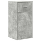 Scrivania ad angolo Grigio cemento 102 x 88 x 75 cm