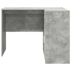 Scrivania ad angolo Grigio cemento 102 x 88 x 75 cm