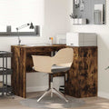 Scrivania ad angolo con cassetto Rovere fumé 102 x 88 x 75 cm