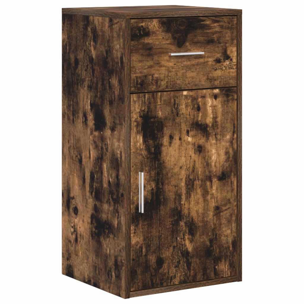 Scrivania ad angolo con cassetto Rovere fumé 102 x 88 x 75 cm