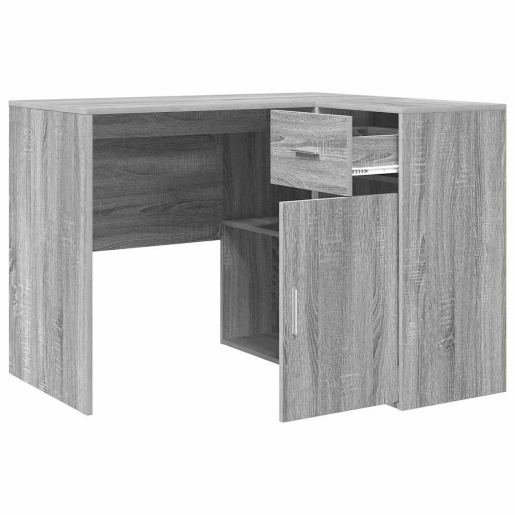 Scrivania ad angolo con cassetto Grigio Sonoma 102 x 88 x 75 cm