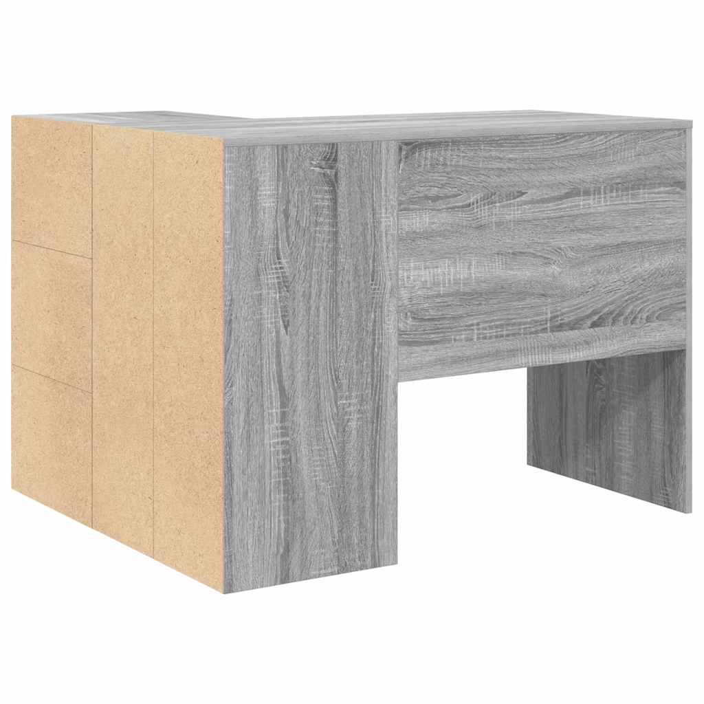 Scrivania ad angolo con cassetto Grigio Sonoma 102 x 88 x 75 cm