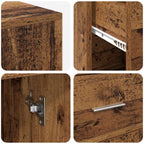 Scrivania ad angolo con cassetto Legno vecchio 102 x 88 x 75 cm
