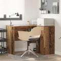 Scrivania ad angolo con cassetto Legno vecchio 102 x 88 x 75 cm