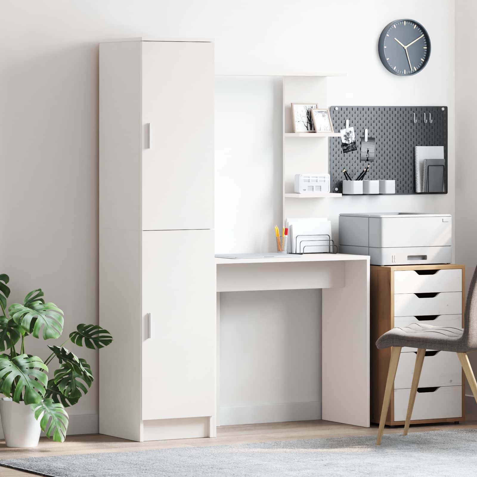 Scrivania 2 pcs Bianco