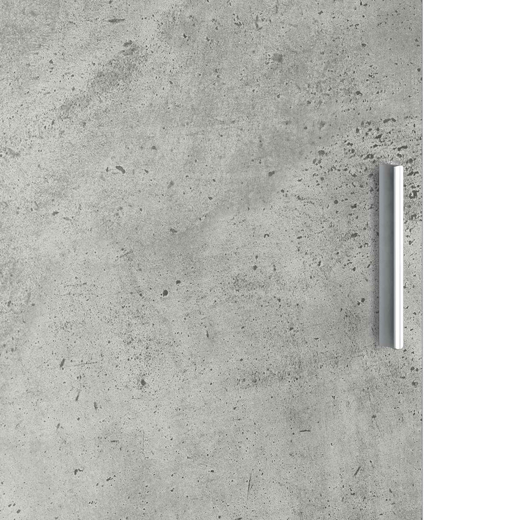 Scrivania 2 pcs Grigio cemento