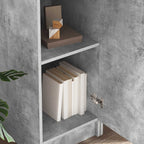 Scrivania 2 pcs Grigio cemento