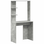 Scrivania 2 pcs Grigio cemento