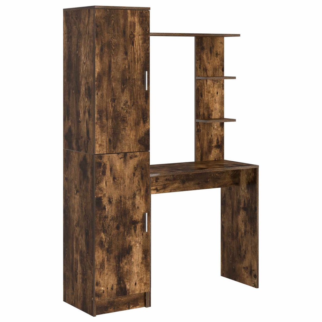 Scrivania 2 pcs Rovere fumé