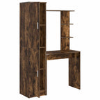 Scrivania 2 pcs Rovere fumé