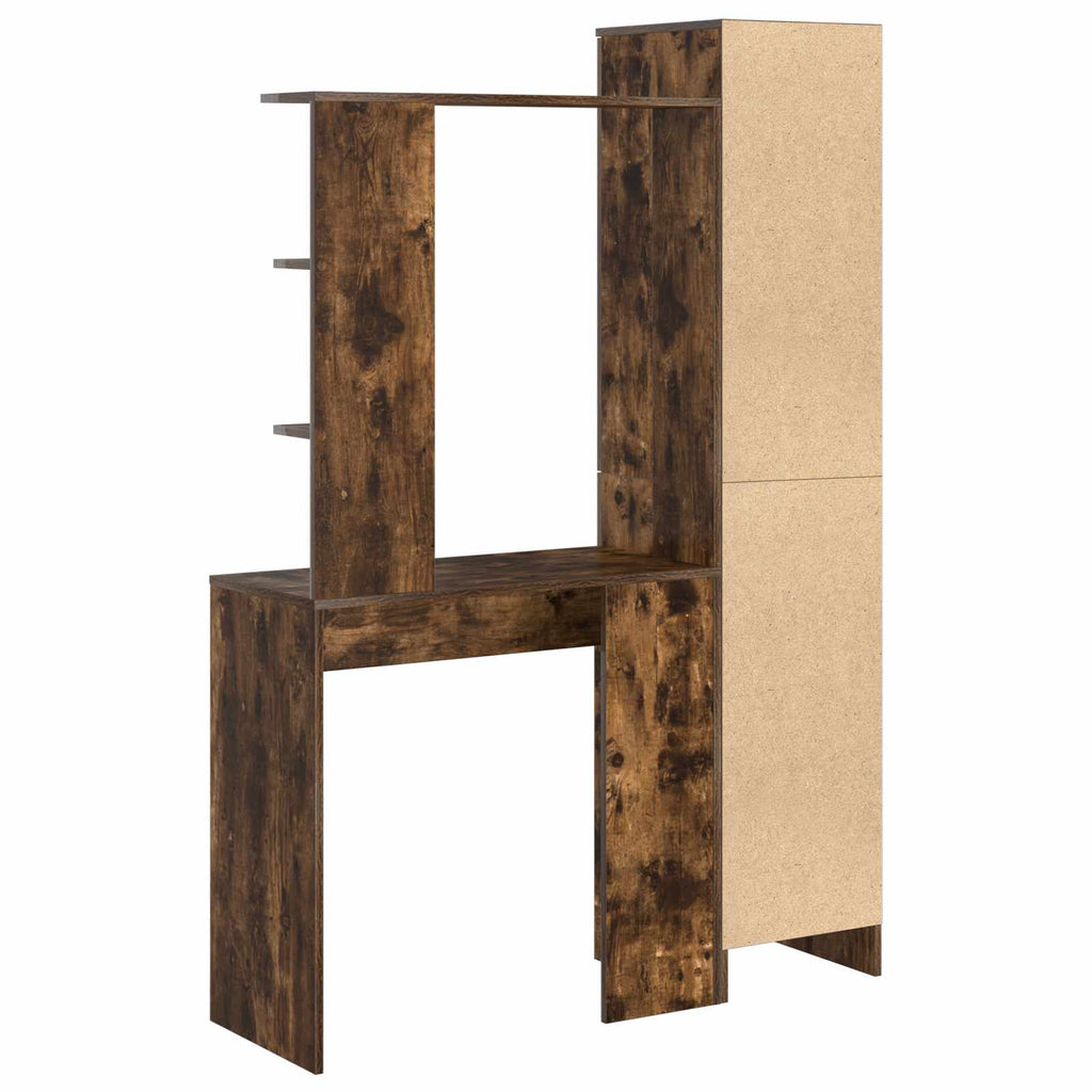 Scrivania 2 pcs Rovere fumé