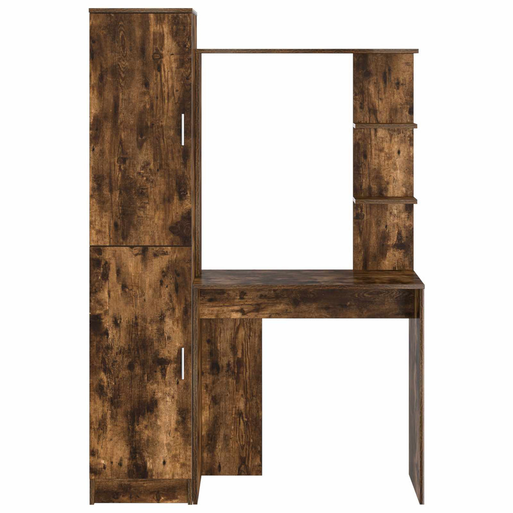 Scrivania 2 pcs Rovere fumé