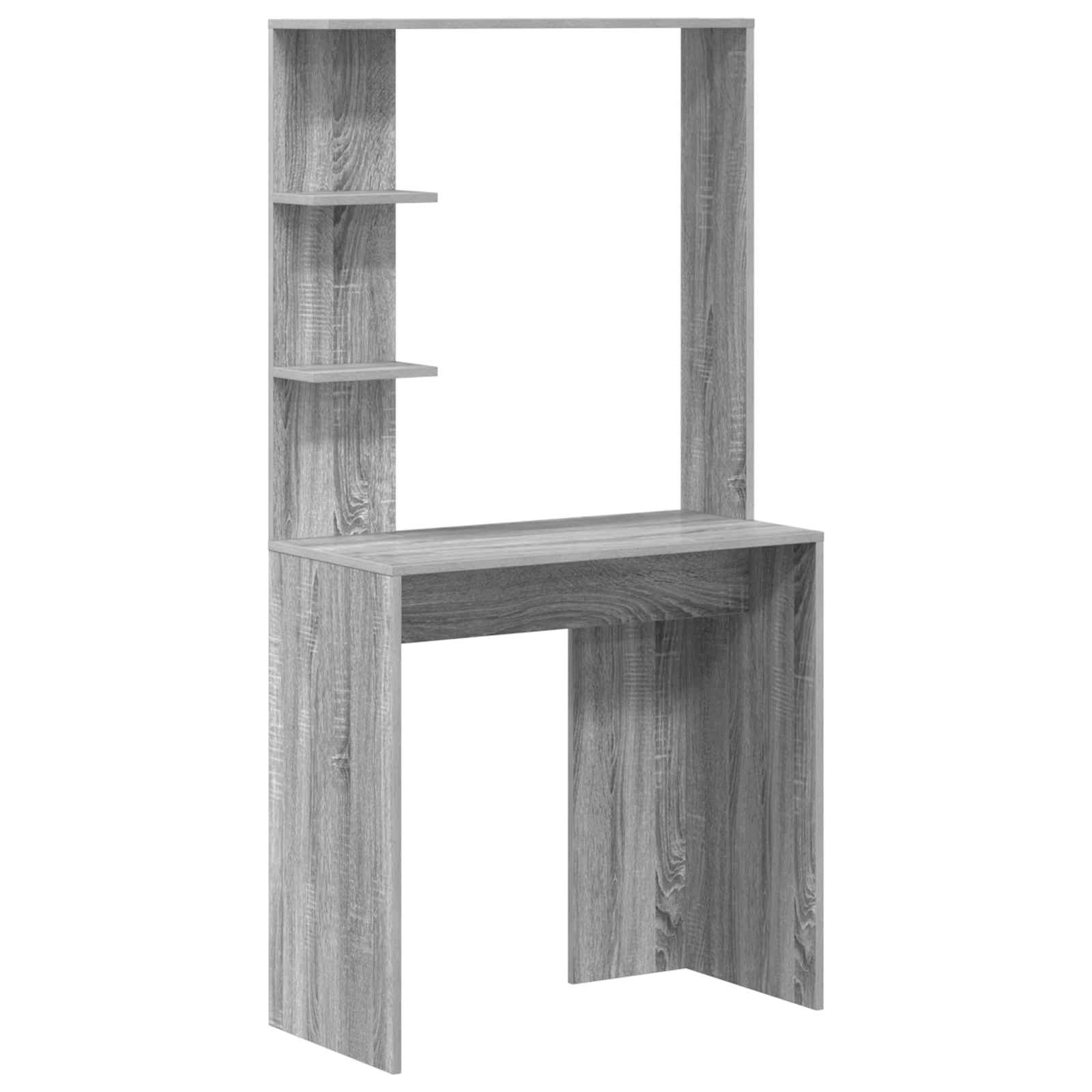 Scrivania 2 pcs Grigio Sonoma