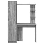 Scrivania 2 pcs Grigio Sonoma