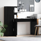 Scrivania 2 pcs Rovere Nero