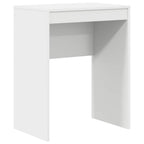 Scrivania con cassetto con lo scaffale 2 pcs Bianco