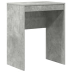Scrivania con cassetto con lo scaffale 2 pcs Grigio cemento