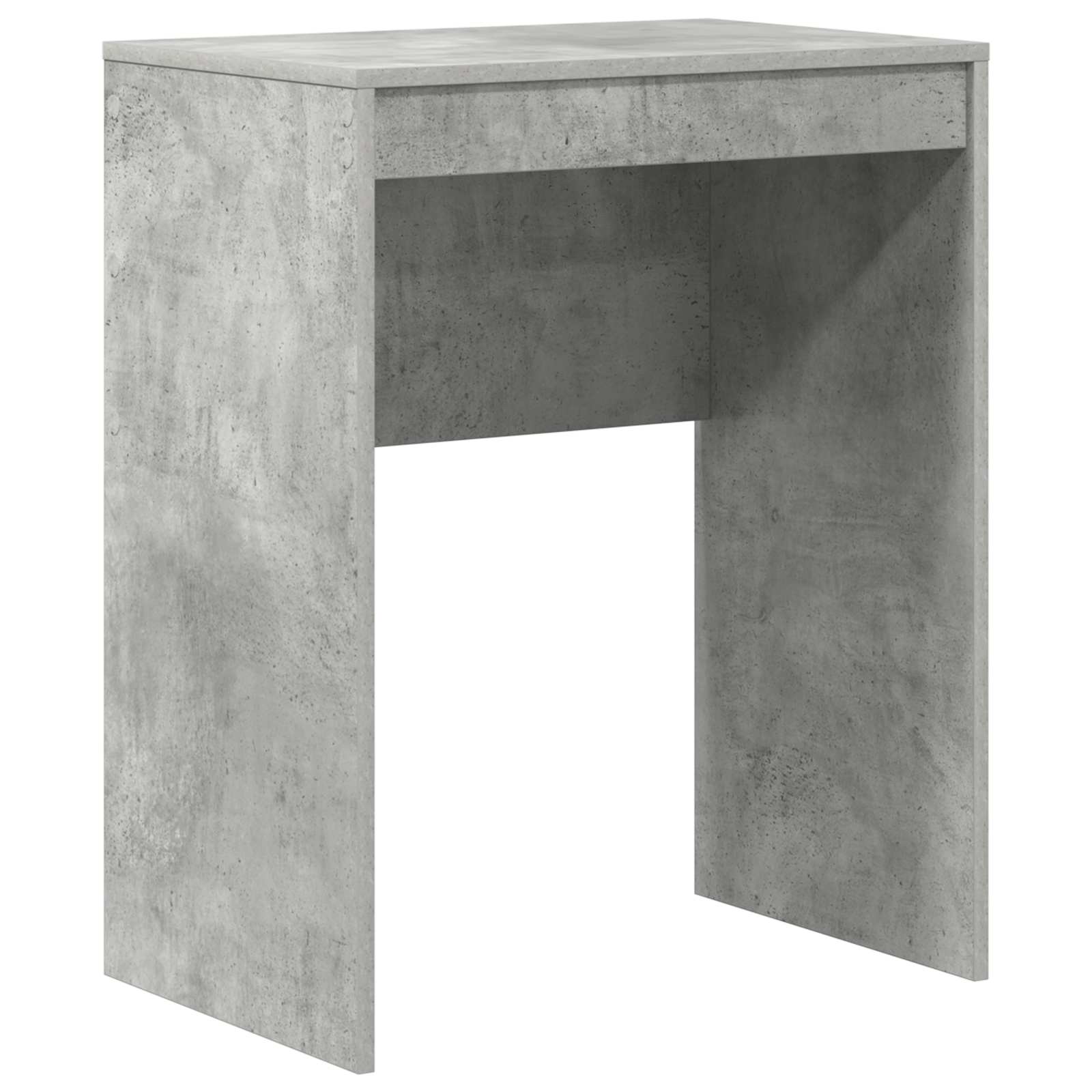 Scrivania con cassetto con lo scaffale 2 pcs Grigio cemento