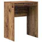 Scrivania con cassetto con lo scaffale 2 pcs Legno vecchio