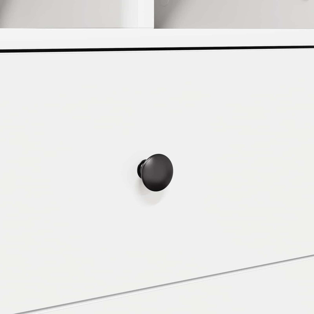 Scrivania con cassetto con lo scaffale 2 pcs Bianco