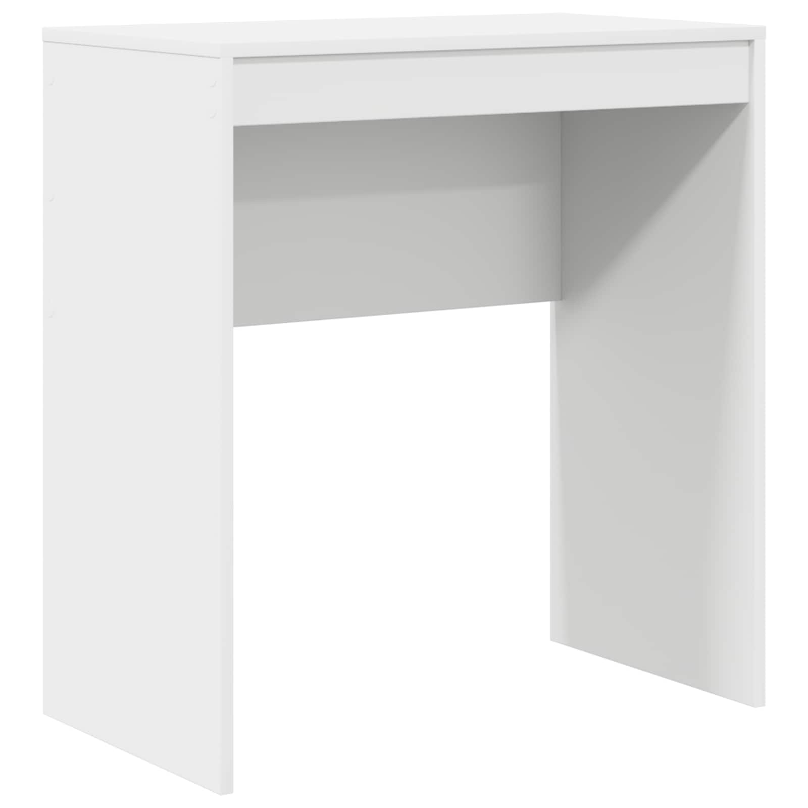 Scrivania con cassetto con lo scaffale 2 pcs Bianco