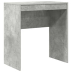 Scrivania con cassetto con lo scaffale 2 pcs Grigio cemento
